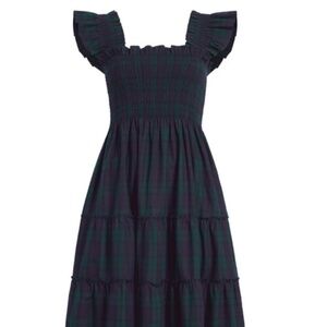 The Ellie Nap Dress - Blackwatch Tartan - M